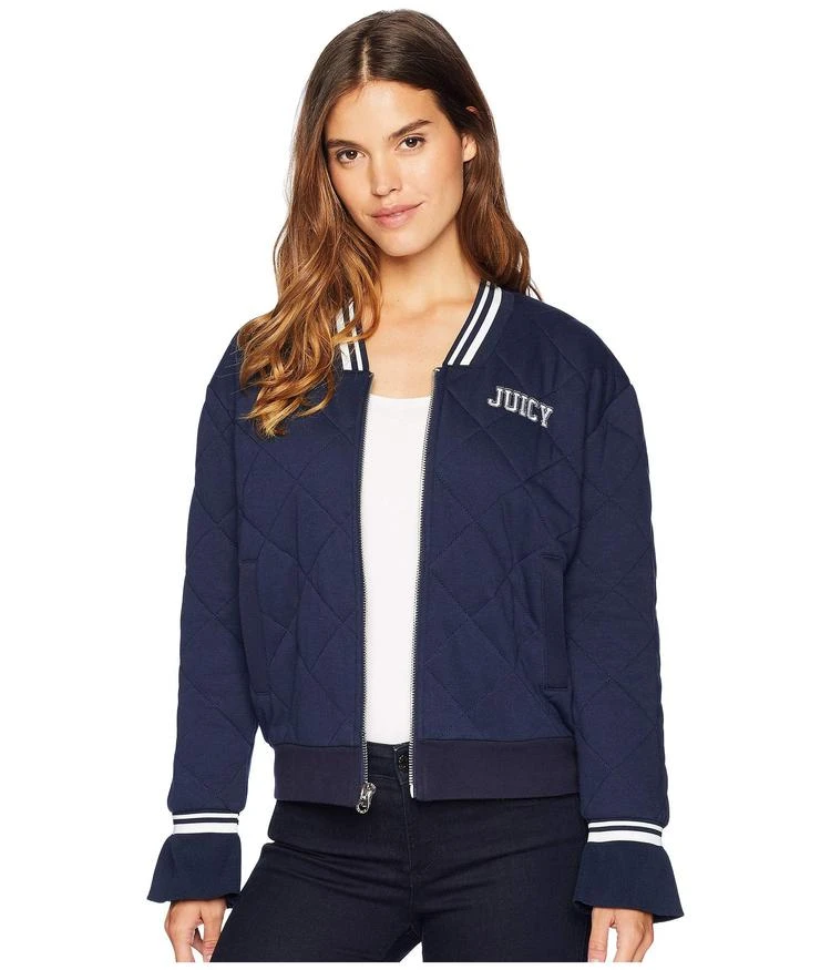 商品Juicy Couture|Quilted Terry Bomber Jacket,价格¥167,第1张图片