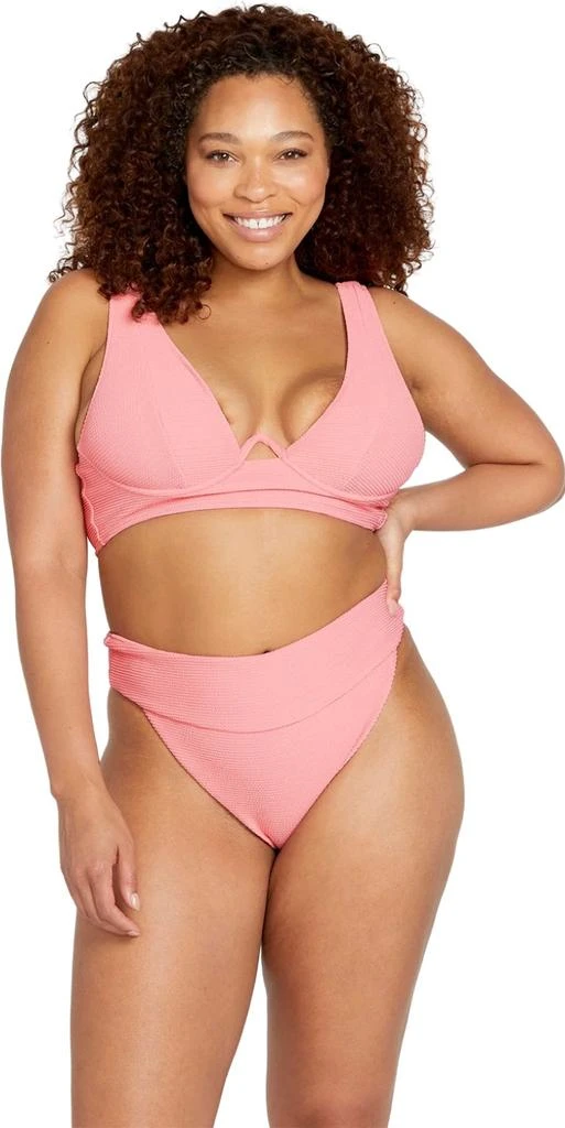 商品Volcom|So Current High Waist Bikini Bottom - Women's,价格¥105,第1张图片