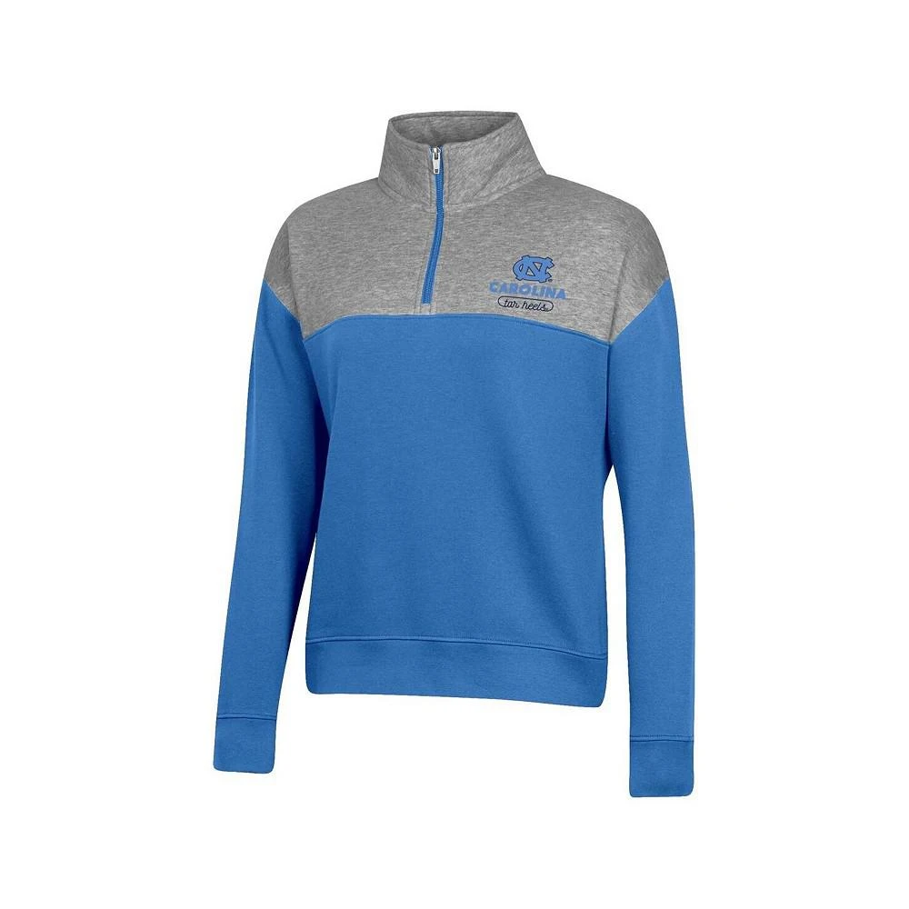 商品CHAMPION|Women's Carolina Blue North Carolina Tar Heels Color-Blocked Quarter-Zip Sweatshirt,价格¥443,第2张图片详细描述