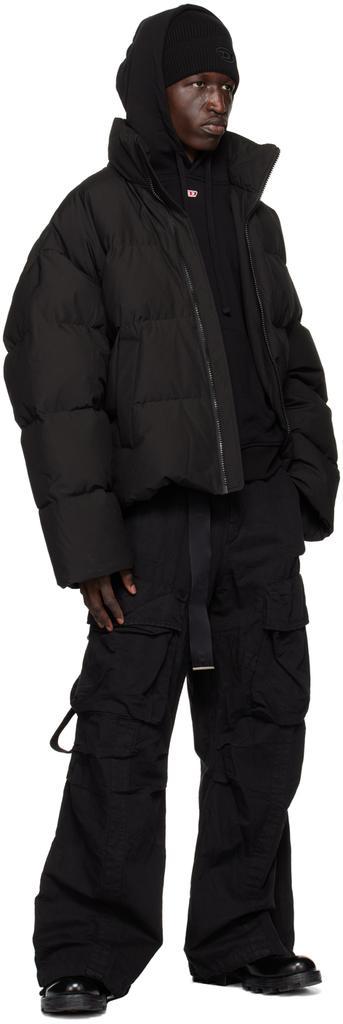 商品Diesel|Black W-Oval Down Jacket,价格¥5041,第6张图片详细描述