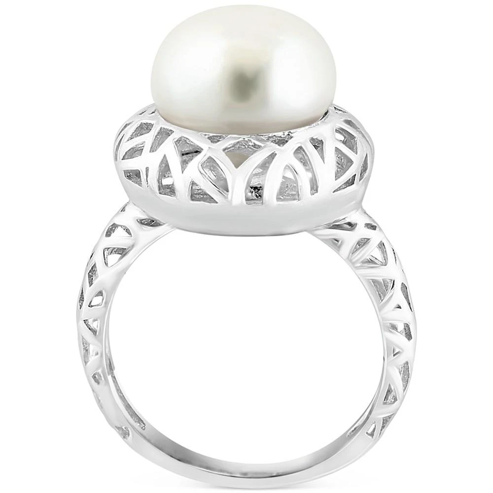 商品Effy|EFFY® Cultured Freshwater Pearl (12mm) Ring in Sterling Silver,价格¥992,第4张图片详细描述