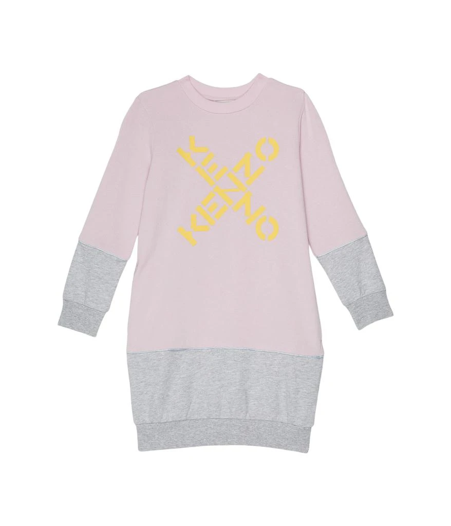 商品Kenzo|Cross Logo Sweatshirt Dress (Little Kids/Big Kids),价格¥544,第1张图片