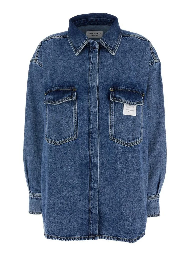 商品Icon Denim|Icon Denim Shirts in Blue,价格¥923,第1张图片