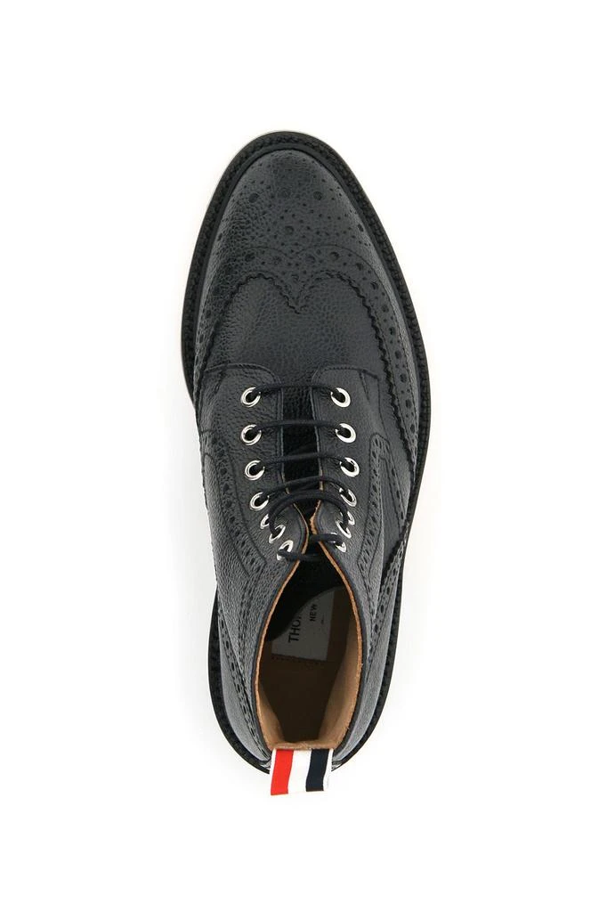 商品Thom Browne|CLASSIC WINGTIP LACE-UP BOOTS,价格¥4639,第3张图片详细描述