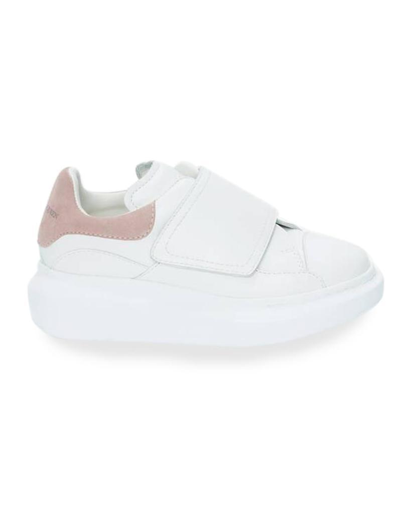 商品Alexander McQueen|Oversized Grip-Strap Leather Sneakers, Toddler/Kids,价格¥2342,第1张图片