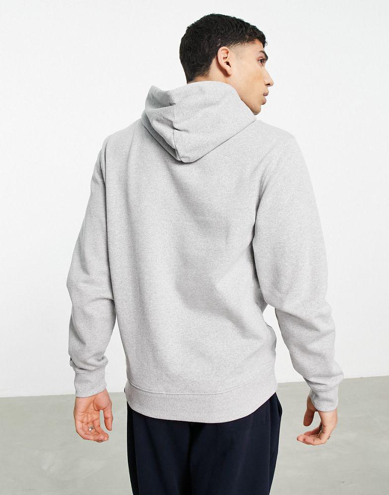 Tommy Jeans straight logo hoodie in grey商品第2张图片规格展示