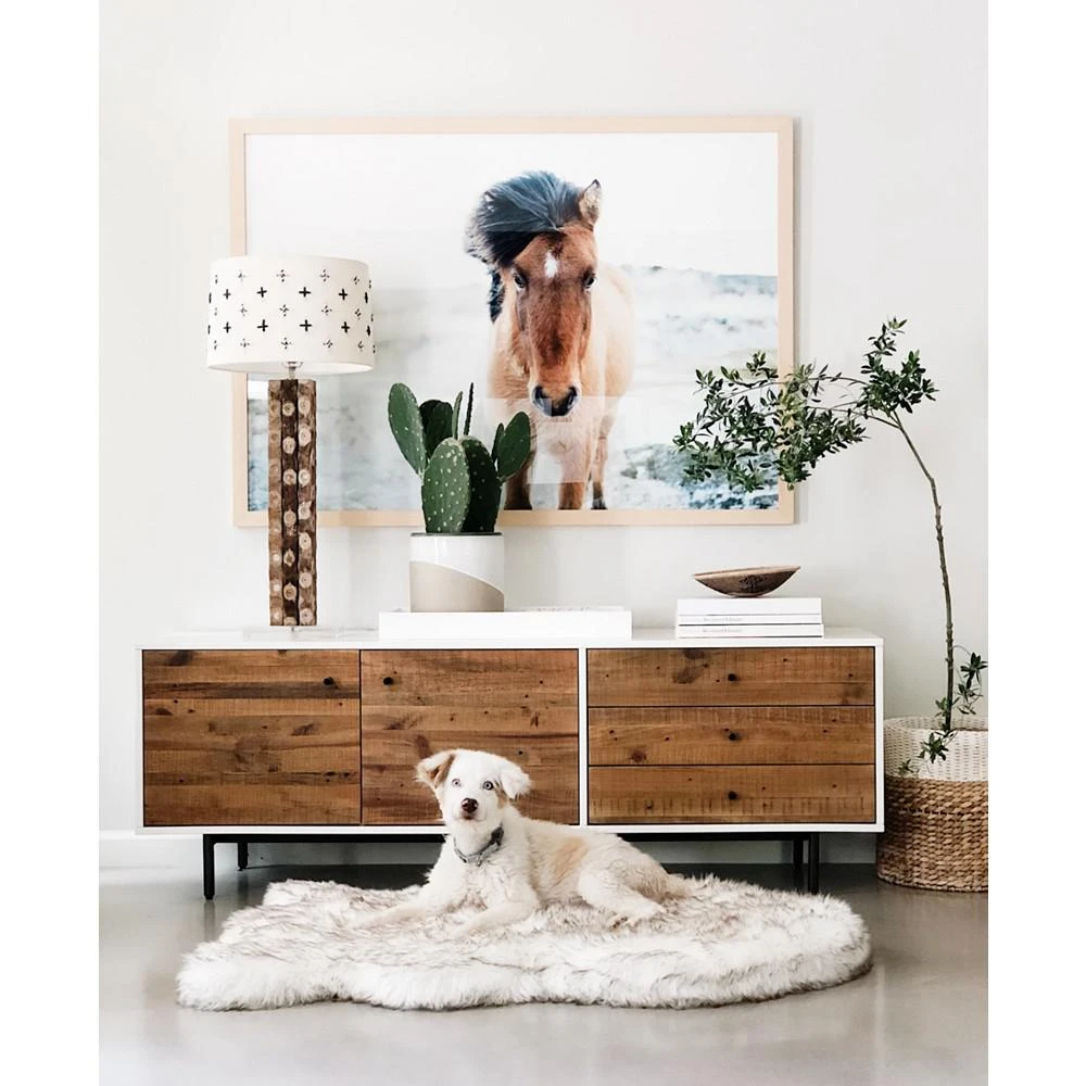 PupRug Faux Fur Orthopedic Dog Bed Curve  Large/Extra 商品