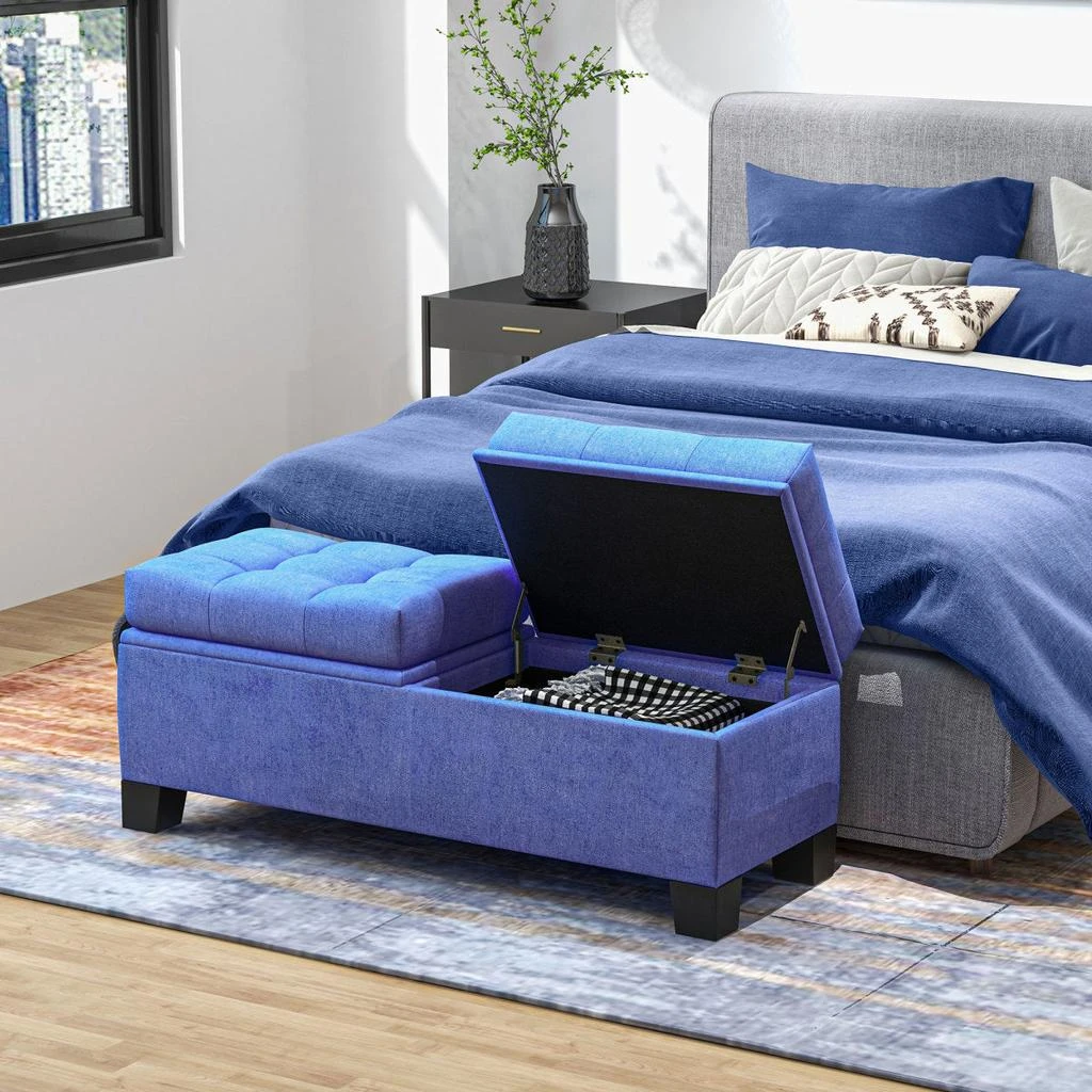 商品Simplie Fun|46" Storage Ottoman Bench,价格¥2597,第3张图片详细描述