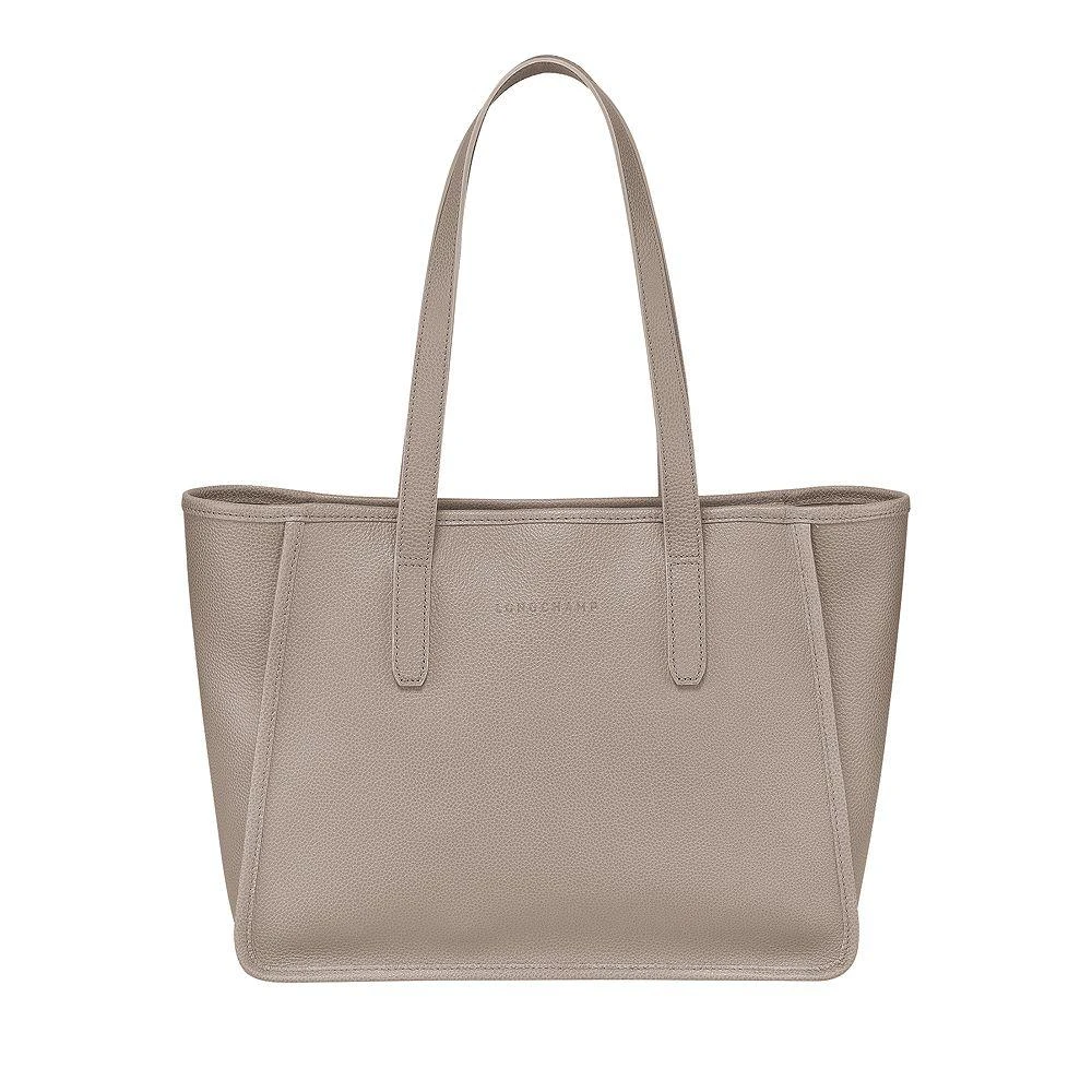 商品Longchamp|Le Foulonné Large Leather Shoulder Tote,价格¥4771,第1张图片