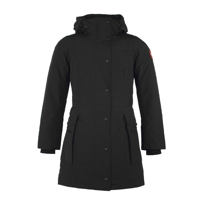 商品[国内直发] Canada Goose|Canada Goose 加拿大鹅 女士长款黑色羽绒服 3811L-BLACK,价格¥5551,第1张图片