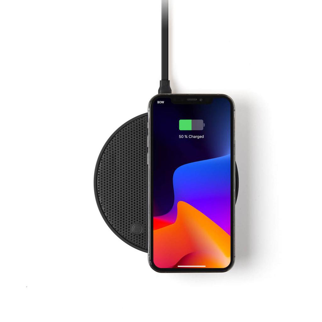 Lexon OSLO Energy + Bluetooth Speaker + Wireless Charger - Black商品第6张图片规格展示