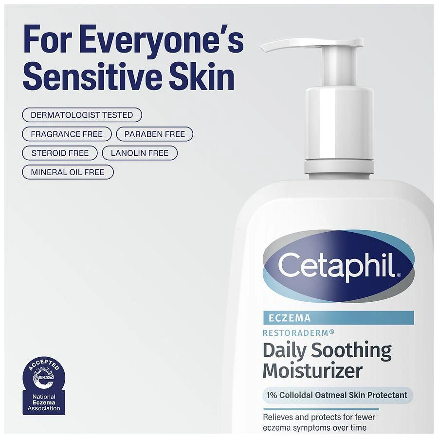 商品Cetaphil|Eczema Restoraderm Soothing Moisturizer Unscented,价格¥148,第5张图片详细描述