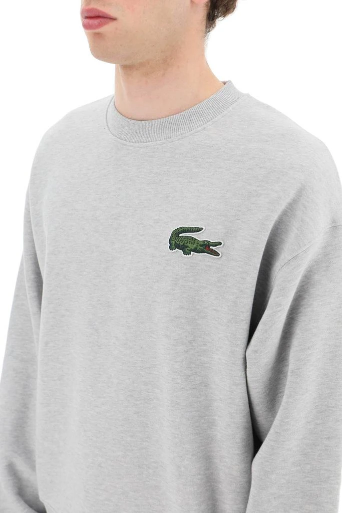 商品Lacoste|Lacoste organic cotton sweatshirt with macro logo,价格¥500,第4张图片详细描述