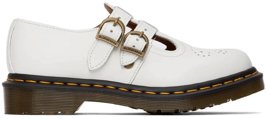 商品Dr. Martens|White Smooth 8065 Mary Jane Oxfords,价格¥964,第1张图片