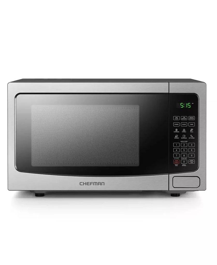 商品Chefman|1.1 Cubic feet Countertop Microwave Oven,价格¥1346,第1张图片