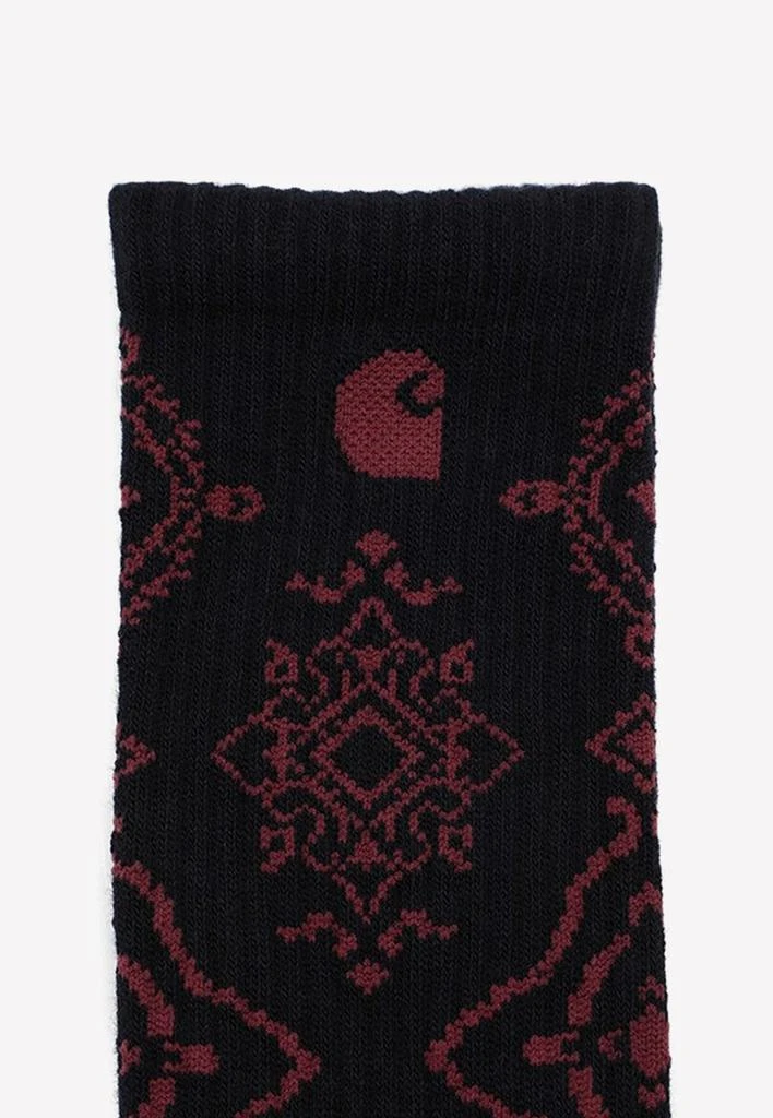 商品Carhartt WIP|Printed Cotton Socks,价格¥214,第2张图片详细描述