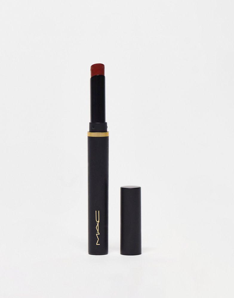 商品MAC|MAC Powder Kiss Velvet Blur Slim Lipstick - Nice Spice,价格¥224,第1张图片
