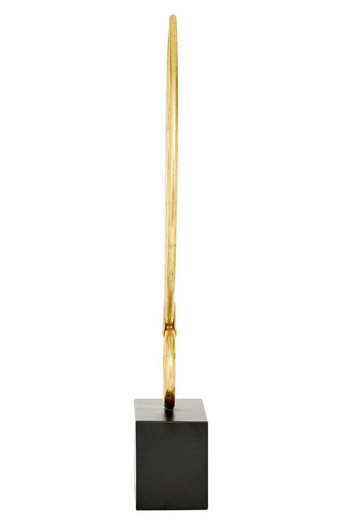 商品COSMO BY COSMOPOLITAN|Goldtone Metal Abstract Sculpture with Black Base,价格¥251,第5张图片详细描述