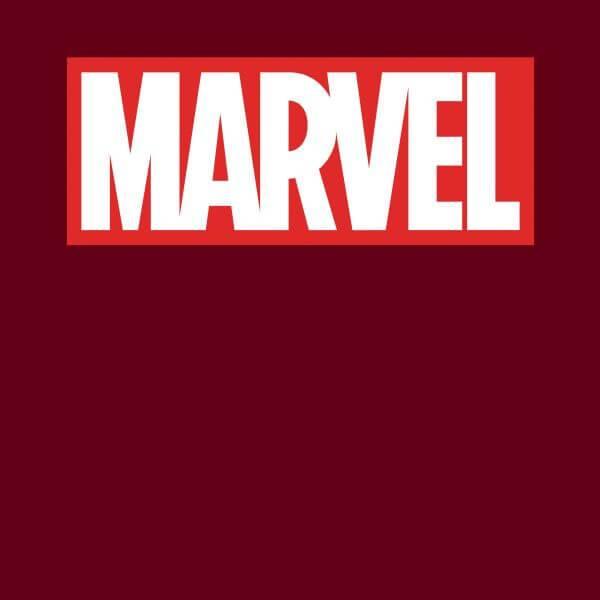 Marvel Logo Women's T-Shirt - Burgundy商品第2张图片规格展示