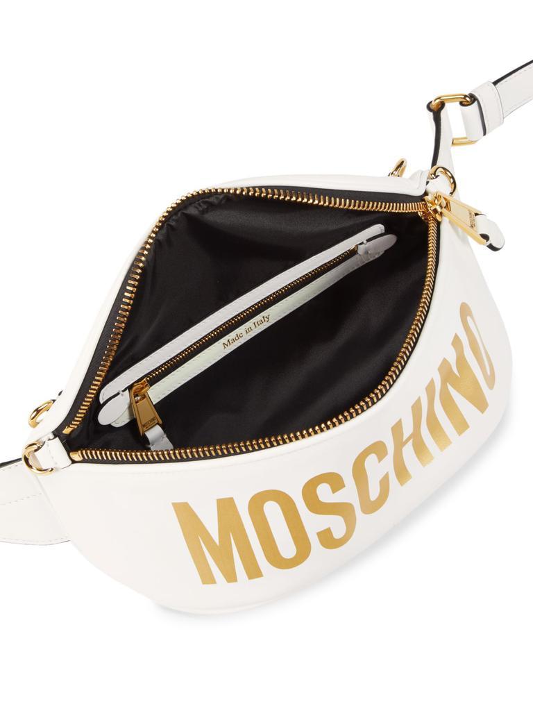 商品Moschino|Logo Leather Belt Bag,价格¥3293,第5张图片详细描述