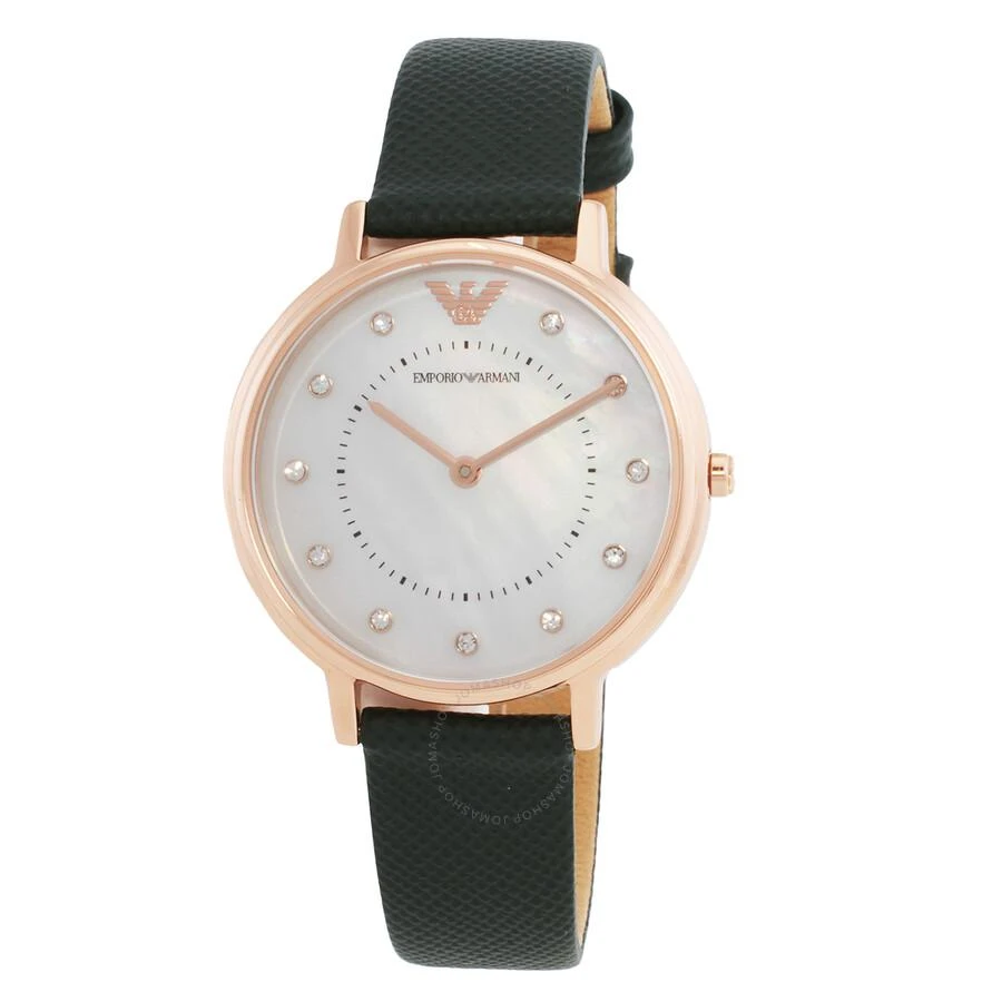 商品Emporio Armani|Kappa Quartz Diamond Ladies Watch AR11150,价格¥528,第1张图片