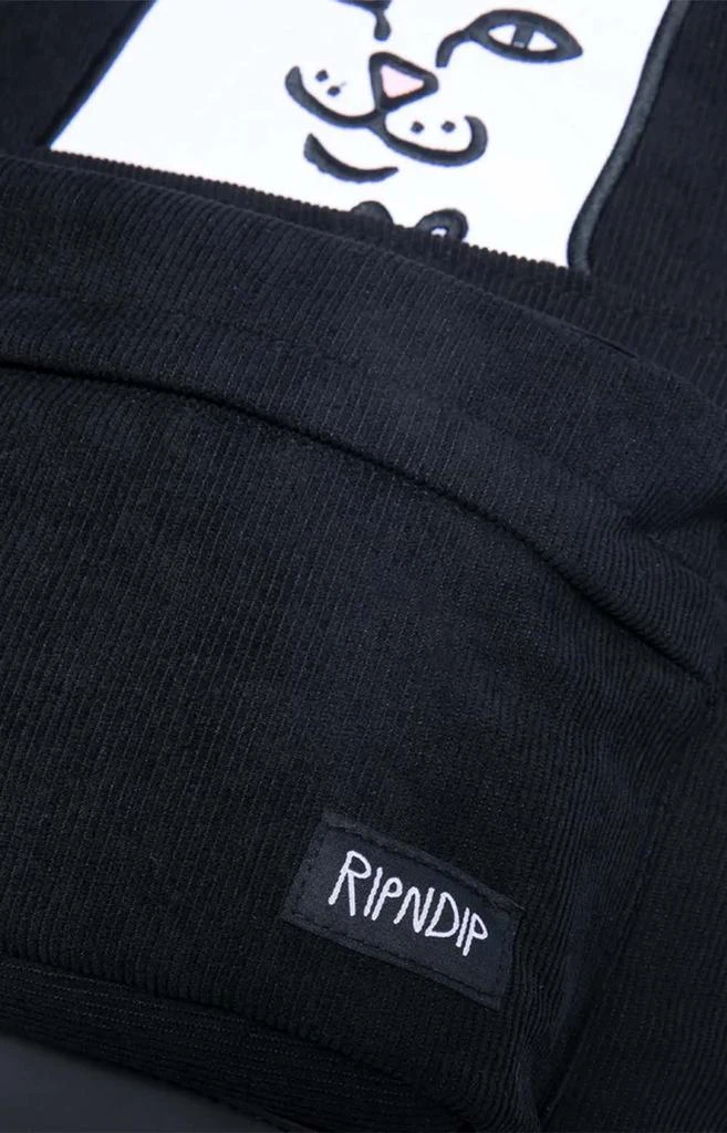商品RIPNDIP|Lord Nermal Corduroy Backpack - Black,价格¥516,第4张图片详细描述