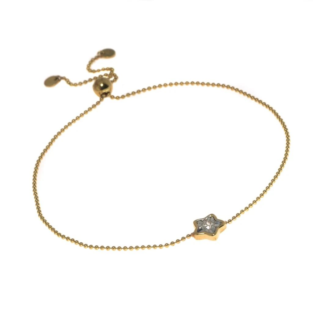 商品Bliss|Bliss by Damiani by Damiani by Damiani Lumina 18K Yellow and White Gold DiamondStar Chain Link Bracelet 20086546,价格¥7058,第1张图片