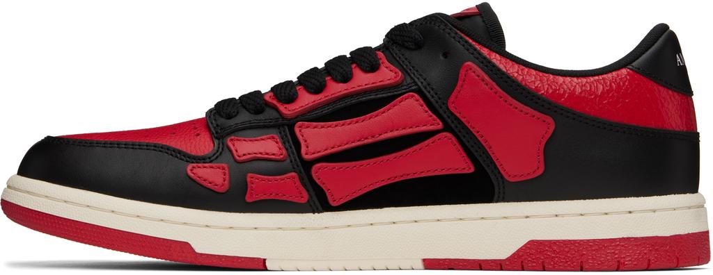 AMIRI Black & Red Skel-Top Low Sneakers - Casual Shoes