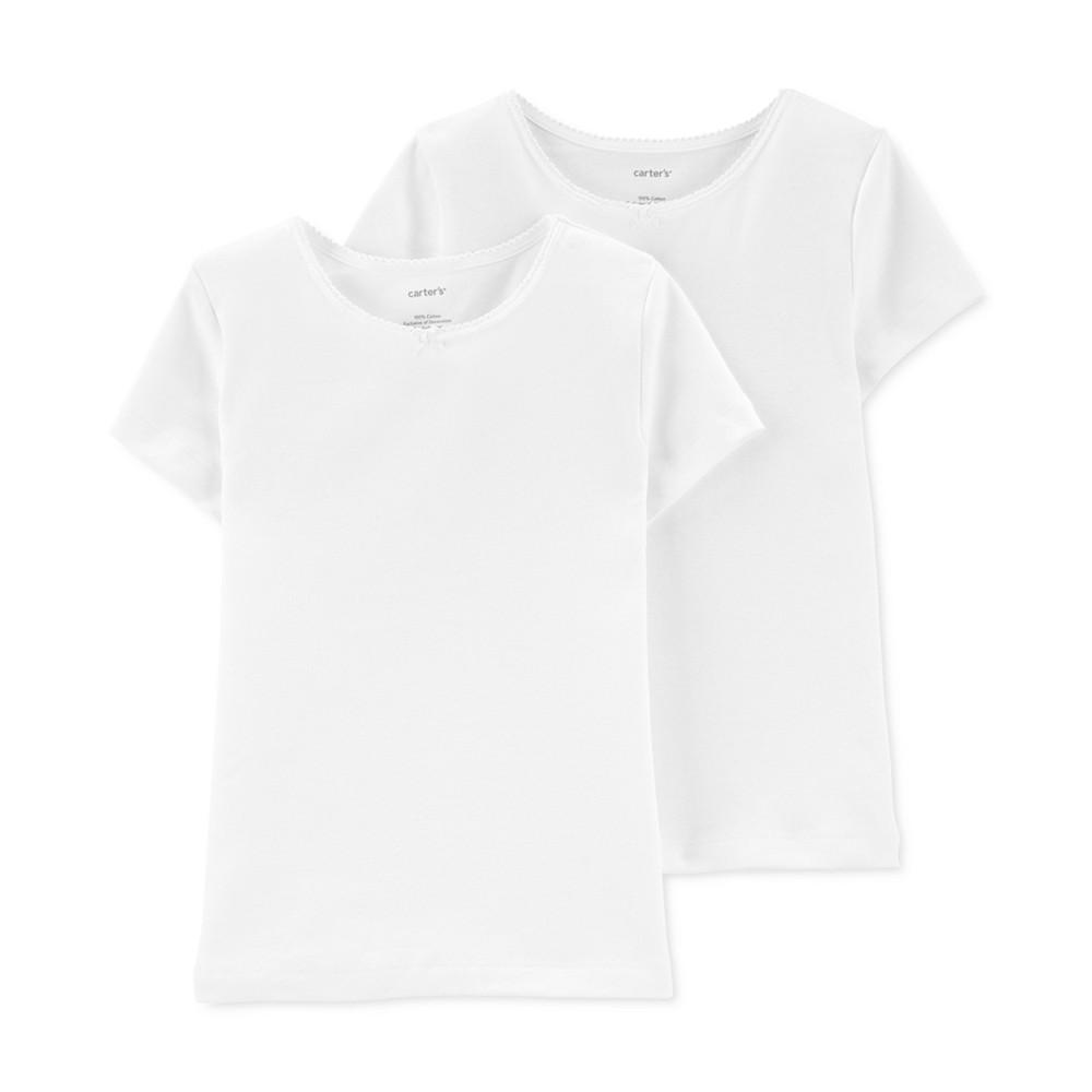 商品Carter's|Little & Big Girls 2-Pc. Cotton T-Shirt,价格¥104,第1张图片