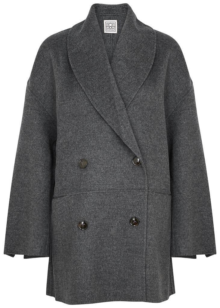 商品Totême|Double-breasted wool coat,价格¥6610,第1张图片