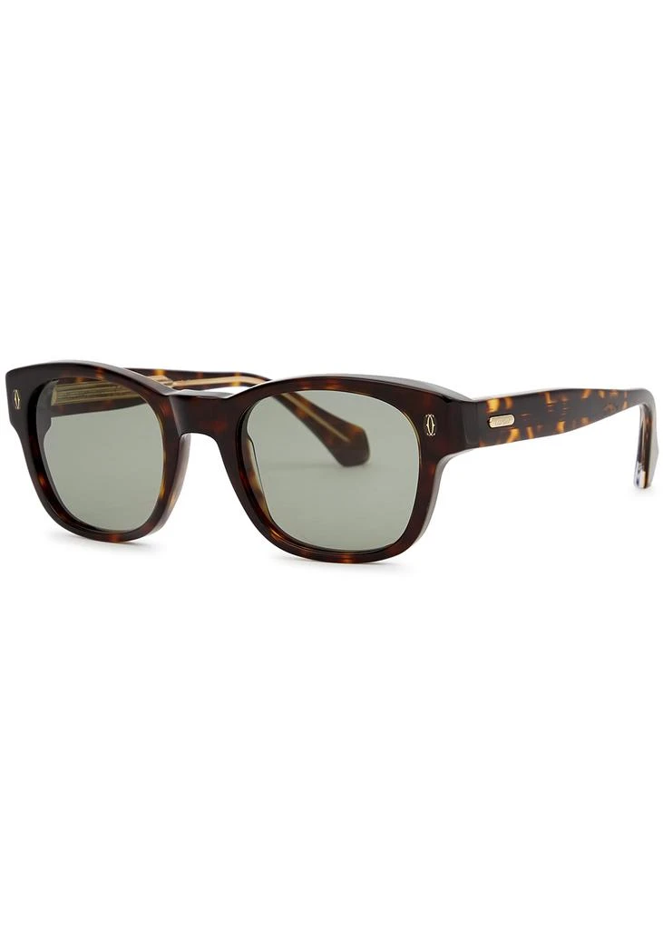 商品Cartier|Signature C De Cartier tortoiseshell wayfarer-style sunglasses,价格¥3745,第1张图片