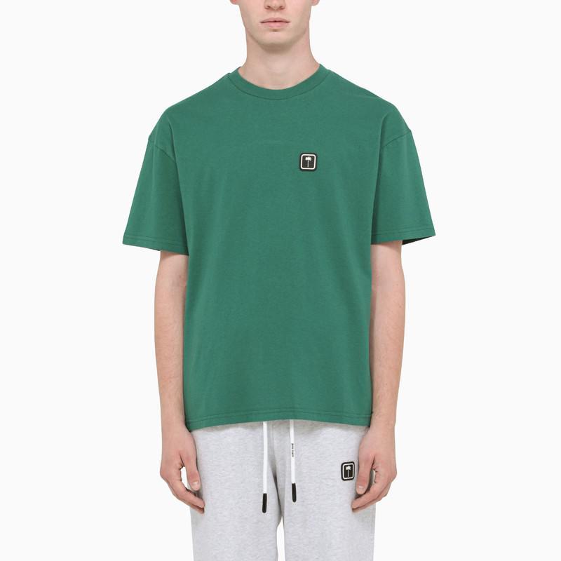 商品Palm Angels|Green PXP Palm patch t-shirt,价格¥854,第1张图片
