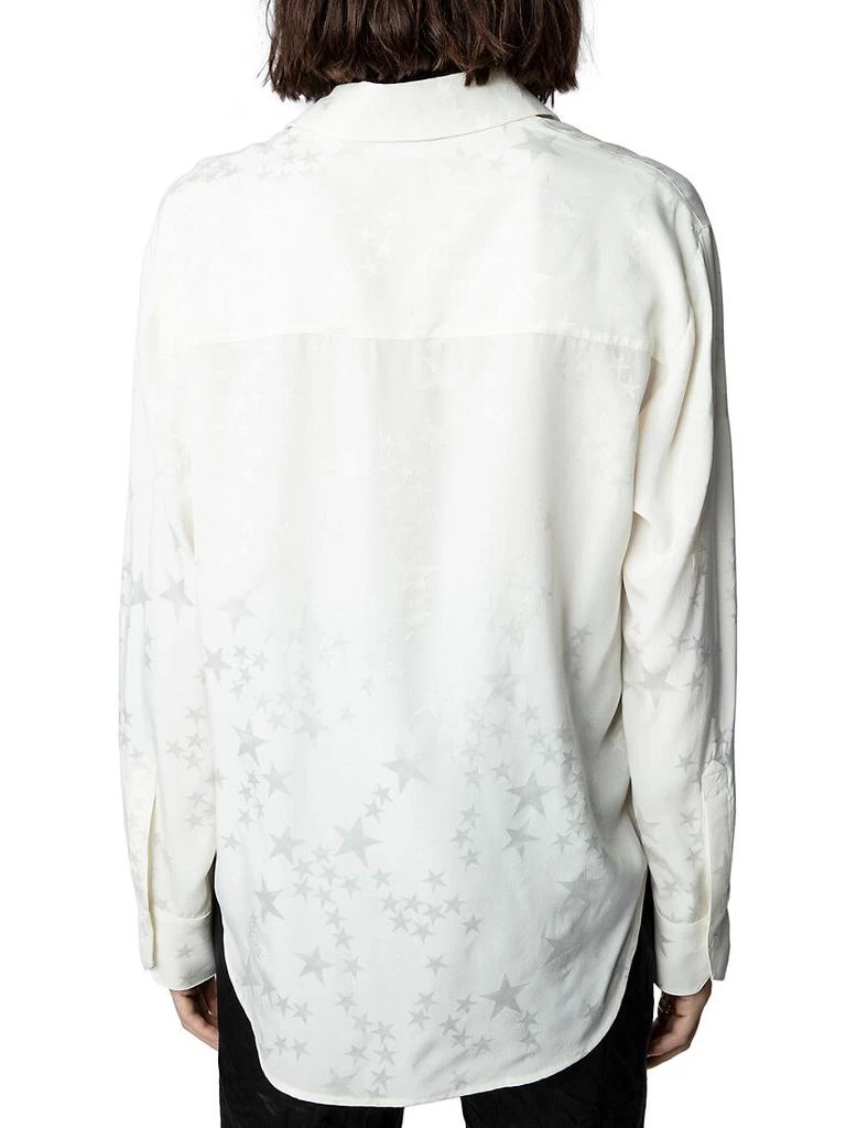 商品Zadig&Voltaire|Silk Jacquard-Star Blouse,价格¥1265,第5张图片详细描述
