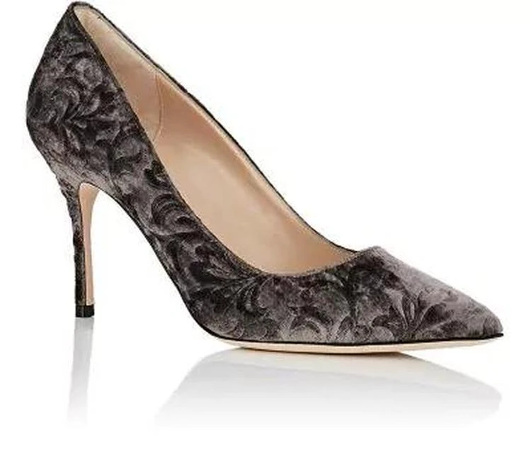 商品Manolo Blahnik|BB Velvet Pumps,价格¥2075,第2张图片详细描述