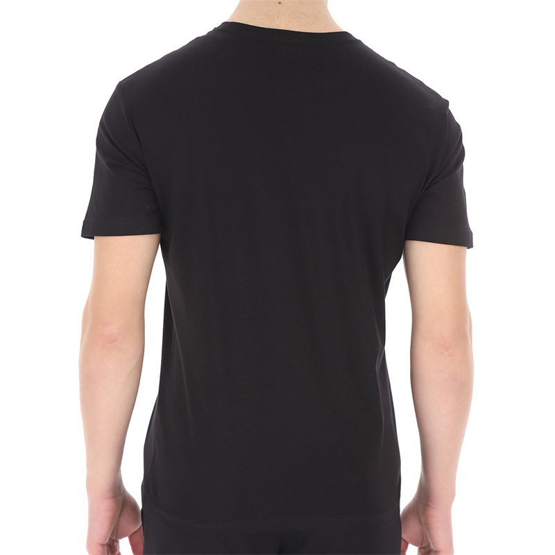 EMPORIO ARMANI 男士黑色棉质短袖T恤 3LPT81-PJM9Z-1200商品第3张图片规格展示