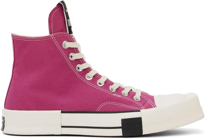 商品Rick Owens|Pink Converse Edition TURBODRK Chuck 70 Sneakers,价格¥709,第1张图片