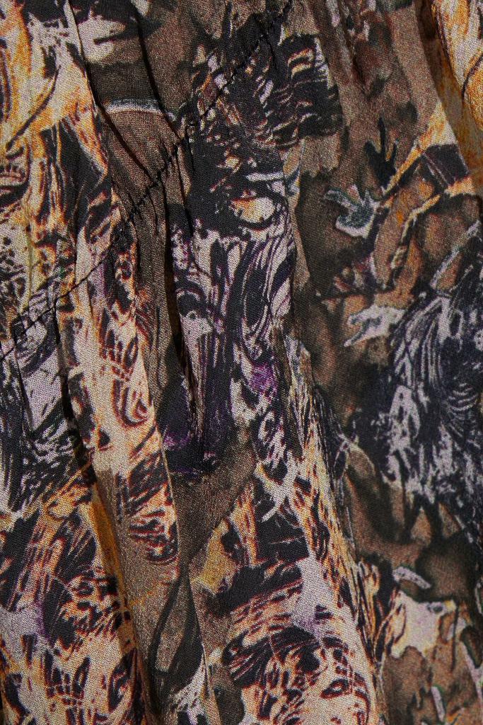 商品IRO|Jorik printed crepe de chine blouse,价格¥1186,第6张图片详细描述