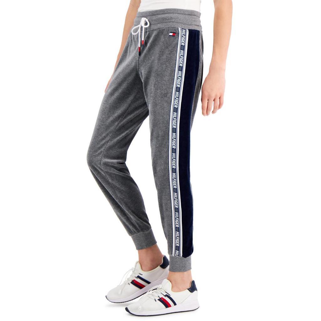 商品Tommy Hilfiger|Tommy Hilfiger Sport Womens Velour Logo Sweatpants,价格¥226,第5张图片详细描述