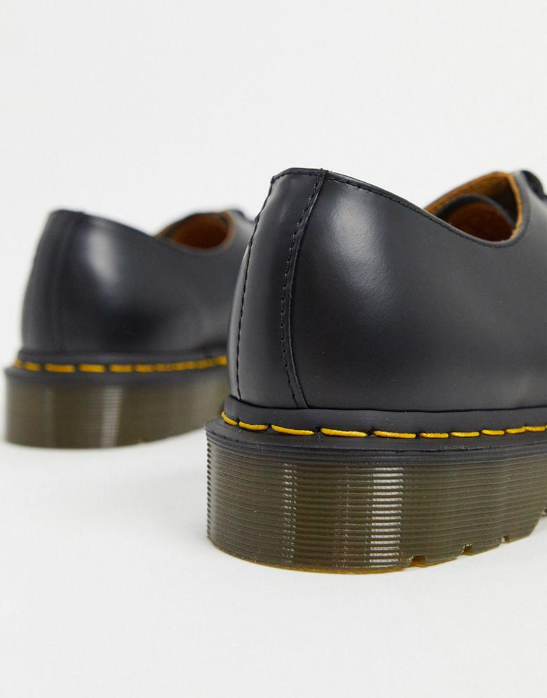 Dr Martens original 3-eye shoes in black商品第4张图片规格展示