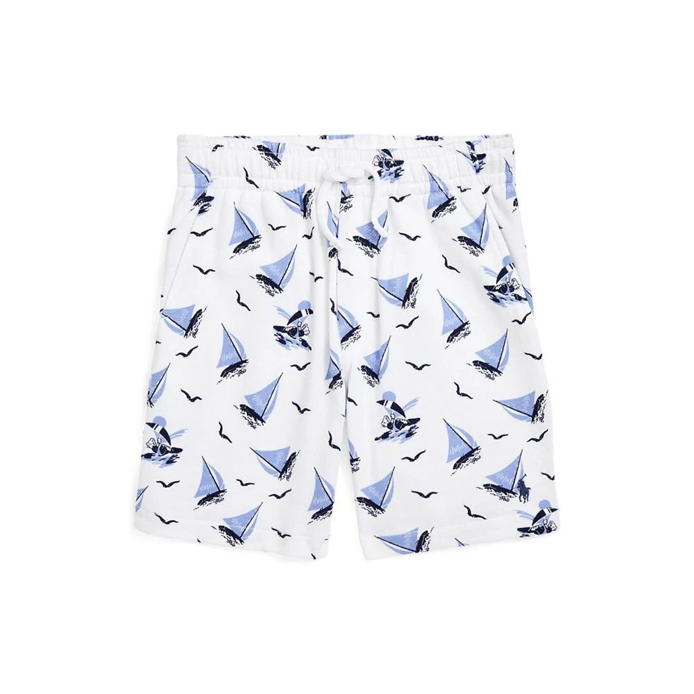 商品Ralph Lauren|Toddler and Little Boys Polo Bear Spa Terry Shorts,价格¥133,第1张图片