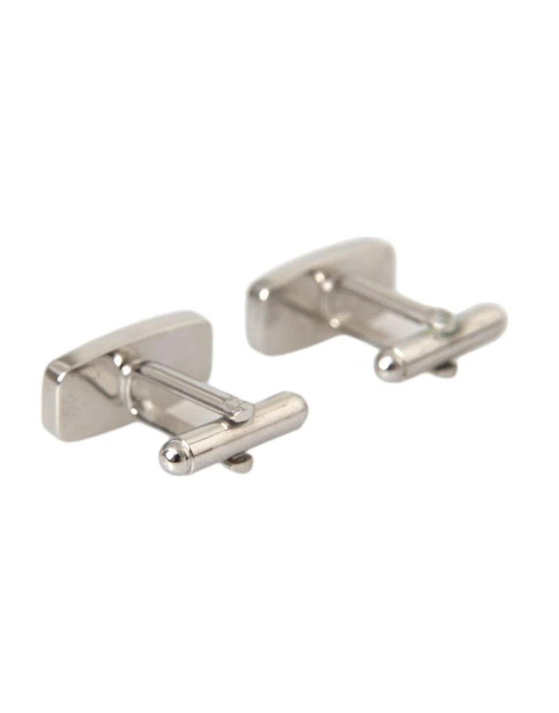 商品Dolce & Gabbana|Dolce & Gabbana Silver Plated Metal Brass Pin Men Cufflinks,价格¥1370,第3张图片详细描述