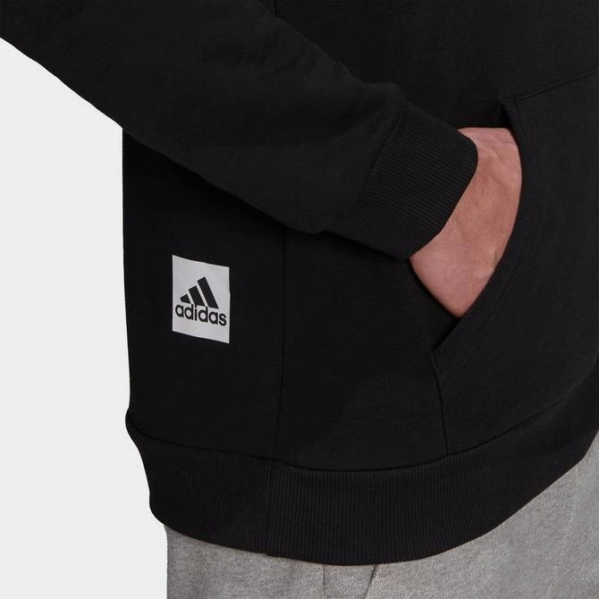 商品Adidas|Men's adidas 3 Bar Graphic Pullover Hoodie,价格¥520,第3张图片详细描述