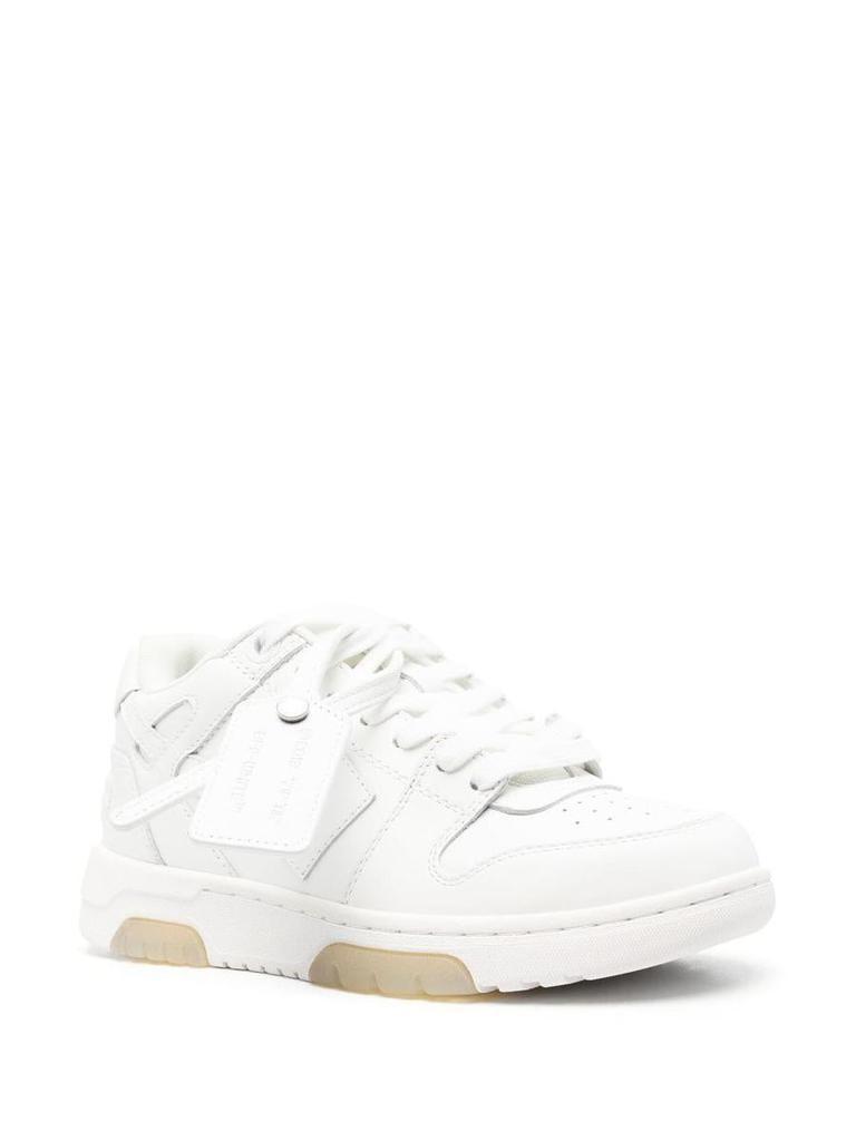商品Off-White|OFF-WHITE Out Of Office leather sneakers,价格¥3023,第4张图片详细描述