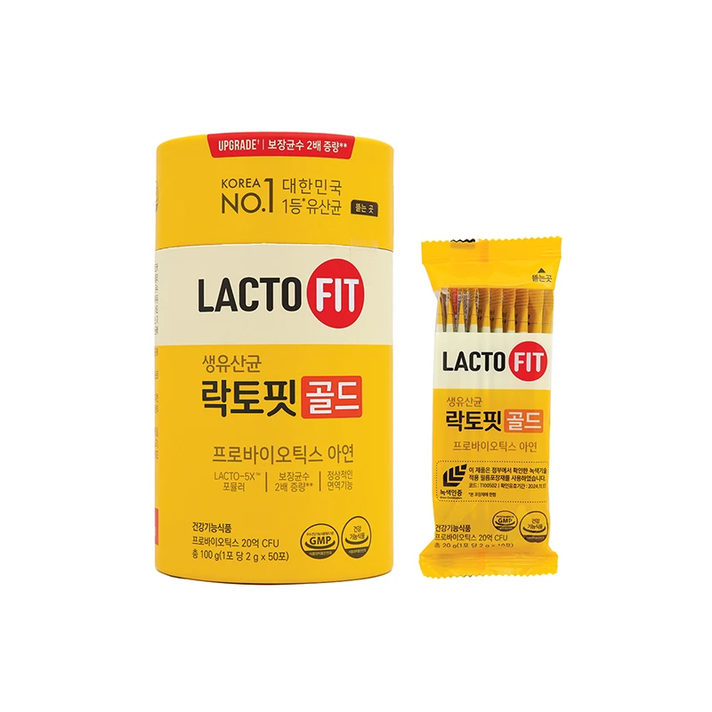 商品[国内直发] LactoFit|Lacto-Fit 升级版金裝乳酸益生菌 2克 x 50包,价格¥261,第1张图片