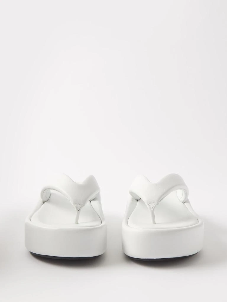 商品Balenciaga|Rise padded-leather flatform flip flops,价格¥2750,第5张图片详细描述