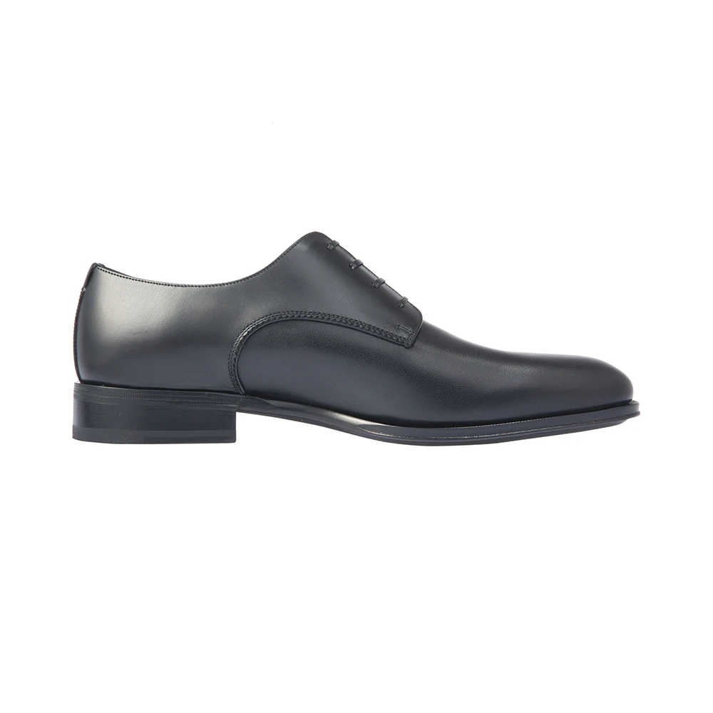 商品Salvatore Ferragamo|Salvatore Ferragamo 菲拉格慕 男士黑色系带鞋 02-A475-702349,价格¥2827,第1张图片