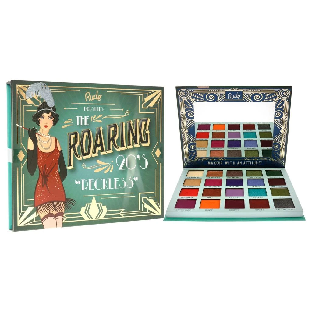 商品Rude Cosmetics|The Roaring 20s Eyeshadow Palette - Reckless by  for Women - 1.06 oz Eye Shadow,价格¥178,第3张图片详细描述