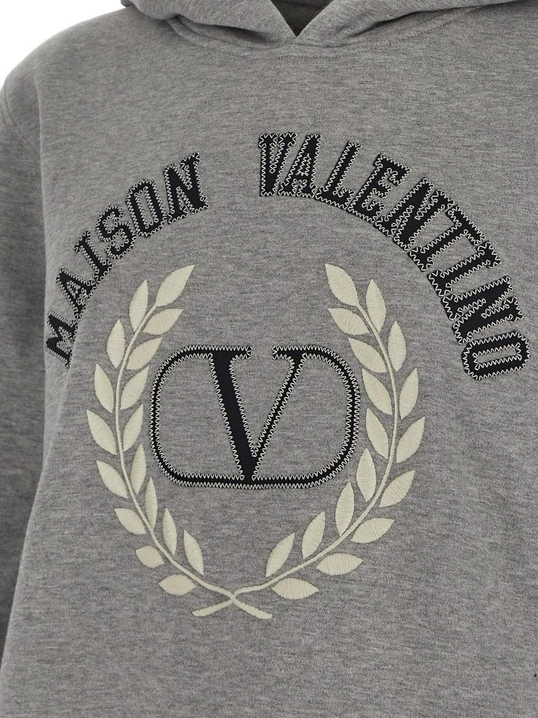 商品Valentino|Maison Valentino Embroidered Cotton Sweatshirt,价格¥5440,第3张图片详细描述