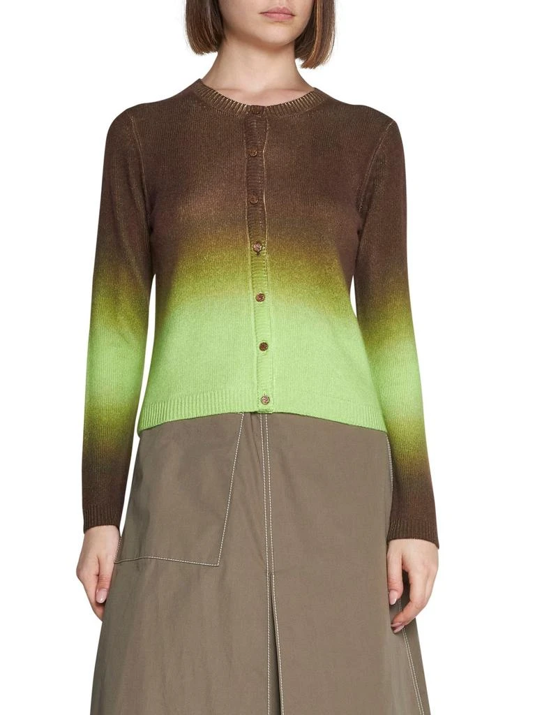 商品Tory Burch|Tory Burch Dip-Dye Effect Button-Up Cardigan,价格¥2674,第2张图片详细描述