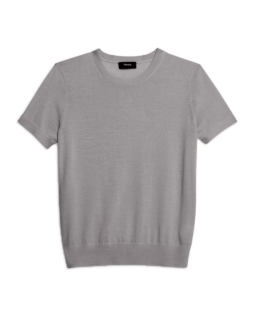 商品Theory|Basic Regal Wool Short-Sleeve Tee,价格¥956,第5张图片详细描述